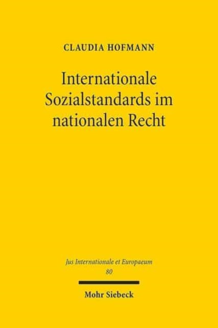 Internationale Sozialstandards im nationalen Recht: Eine Untersuchung am Beispiel des Systems sozialer Sicherheit in Südafrika