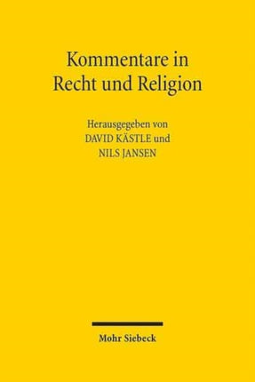 Kommentare in Recht und Religion