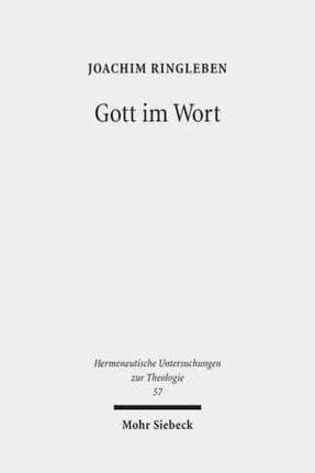 Gott im Wort: Luthers Theologie von der Sprache her