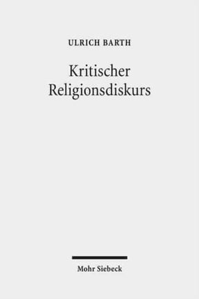 Kritischer Religionsdiskurs