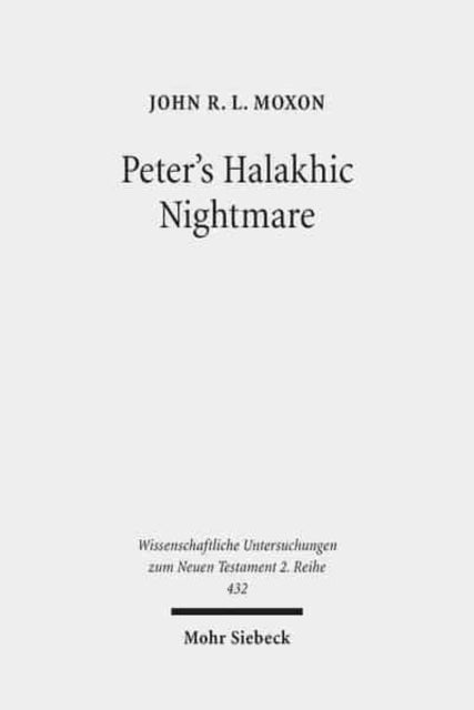 Peter's Halakhic Nightmare: The "animal" vision of Acts 10:9-16 in Jewish and Graeco-Roman Perspective