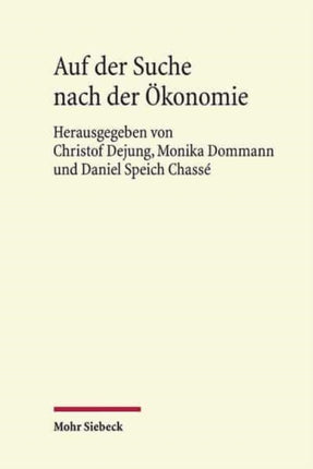 Auf der Suche nach der Ökonomie: Historische