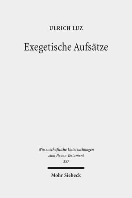 Exegetische Aufsätze
