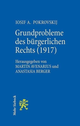 Grundprobleme des bürgerlichen Rechts (1917)