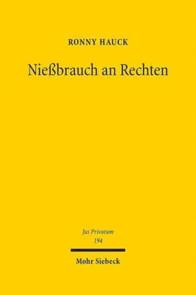 Nießbrauch an Rechten