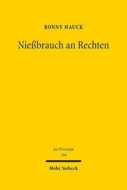 Nießbrauch an Rechten