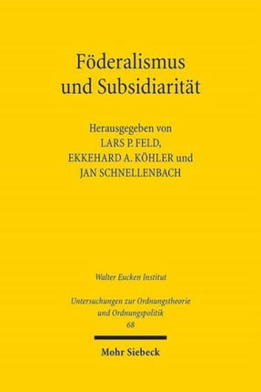 Föderalismus und Subsidiarität