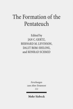 The Formation of the Pentateuch