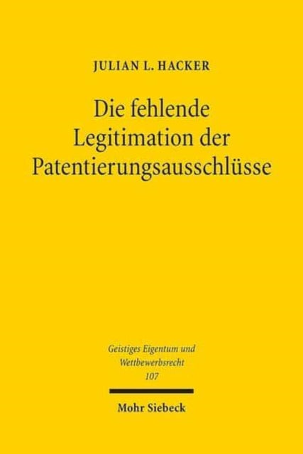 Die fehlende Legitimation der Patentierungsausschlüsse