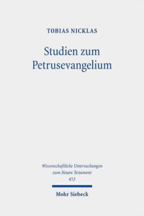 Studien zum Petrusevangelium