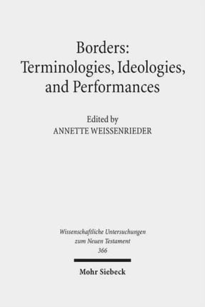 Borders: Terminologies, Ideologies, and Performances