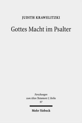 Gottes Macht im Psalter