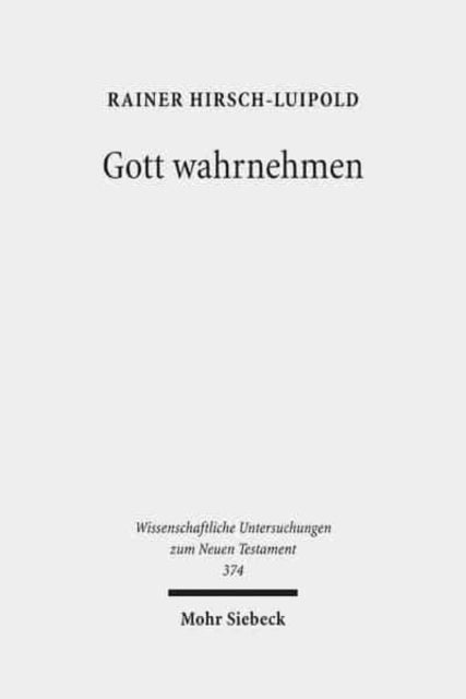 Gott wahrnehmen: Die Sinne im Johannesevangelium. Ratio Religionis Studien IV