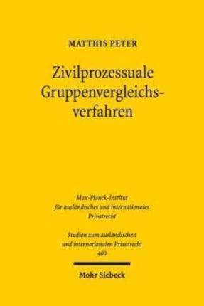 Zivilprozessuale Gruppenvergleichsverfahren: