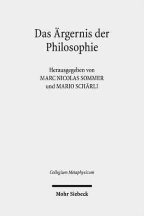 Das Ärgernis der Philosophie: Metaphysik in Adornos Negativer Dialektik