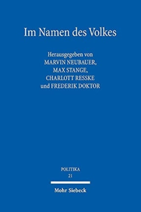 Im Namen des Volkes: Zur Kritik politischer Repräsentation