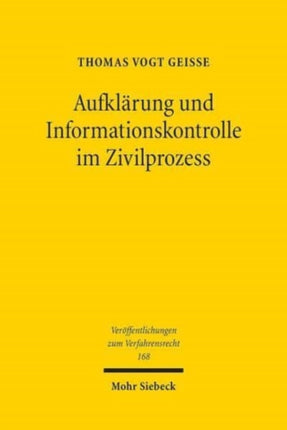 Aufklärung und Informationskontrolle im