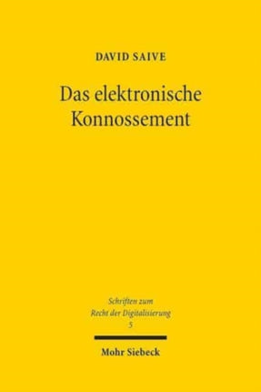 Das elektronische Konnossement: Umsetzung der Anforderungen aus § 516 Abs. 2 HGB durch funktionsäquivalente Blockchain-Token