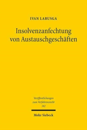 Insolvenzanfechtung von Austauschgeschäften