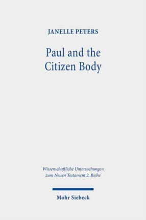 Paul and the Citizen Body: Egalitarian Athletics