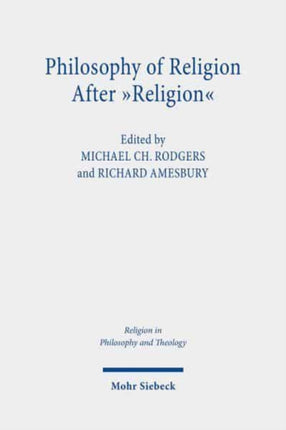 Philosophy of Religion after "Religion"