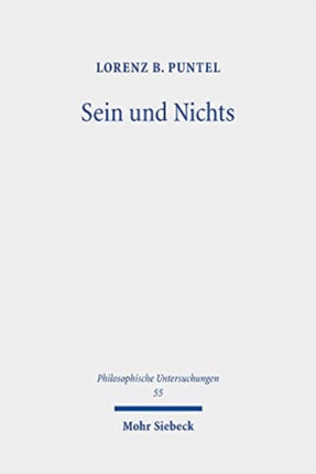 Sein und Nichts: Das ursprüngliche Thema der