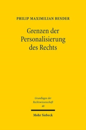 Grenzen der Personalisierung des Rechts