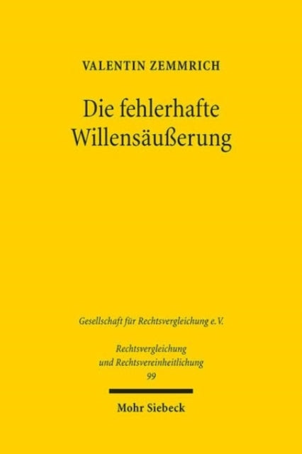 Die fehlerhafte Willensaußerung