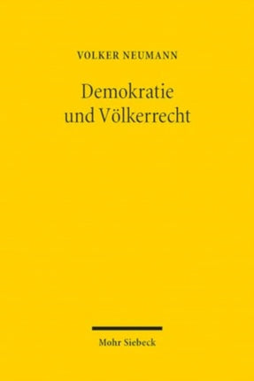 Demokratie und Völkerrecht