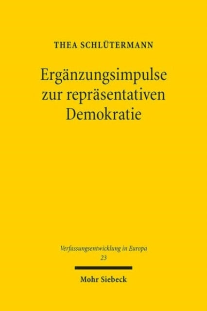 Erganzungsimpulse zur reprasentativen Demokratie