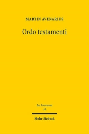 Ordo testamenti