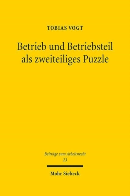 Betrieb und Betriebsteil als zweiteiliges Puzzle