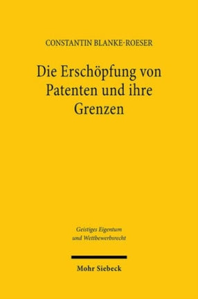 Die Erschopfung von Patenten und ihre Grenzen