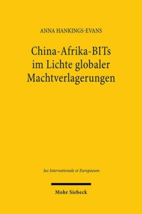 ChinaAfrikaBITs im Lichte globaler