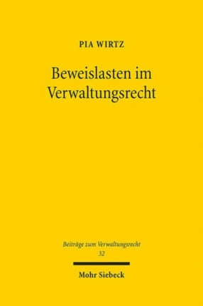 Beweislasten im Verwaltungsrecht