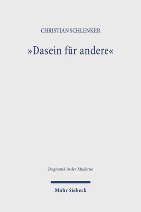 Dasein fur Andere