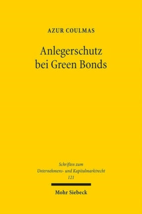 Anlegerschutz bei Green Bonds