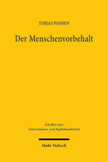 Der Menschenvorbehalt