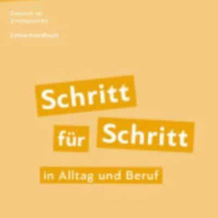 Schritt fr Schritt in Alltag und Beruf 4 Deutsch als Zweitsprache  Lehrerhandbuch