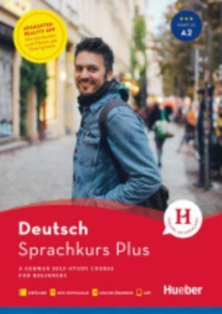 Hueber Sprachkurs Plus Deutsch Buch A1A2 mit Begleitbuch OnlineUbungen MP3