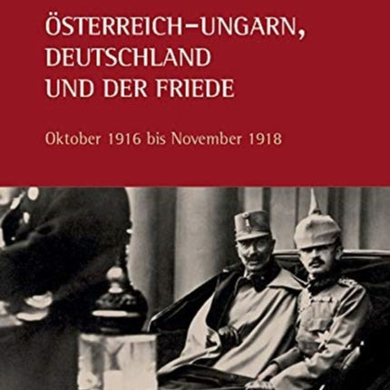 Österreich-Ungarn, Deutschland und der Friede: Oktober 1916 bis November 1918