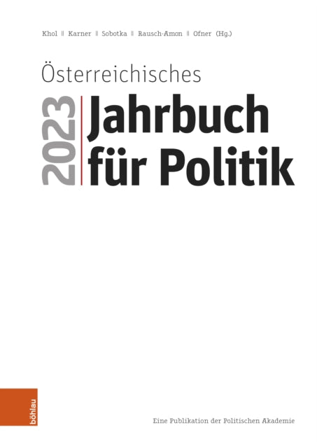 Osterreichisches Jahrbuch Fur Politik 2023