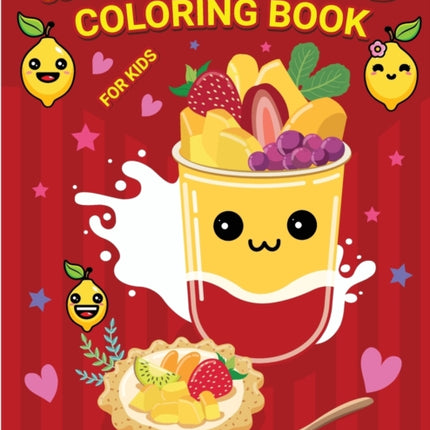 Kawaii Book for Kids: Cute Kawaii Activity Book for Children, Coloring Kawaii For Kids