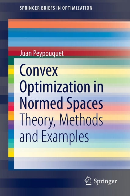 Convex Optimization in Normed Spaces: Theory, Methods and Examples