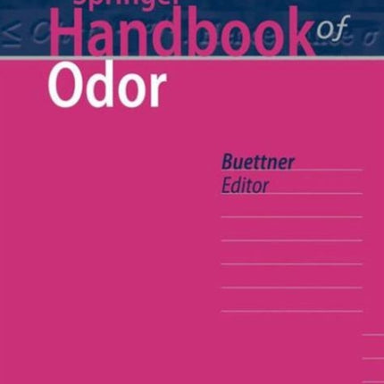 Springer Handbook of Odor