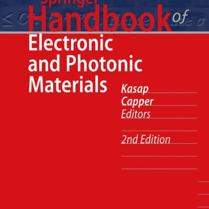 Springer Handbook of Electronic and Photonic Materials