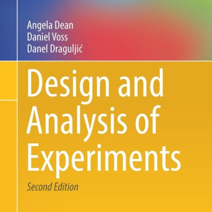 Design and Analysis of Experiments