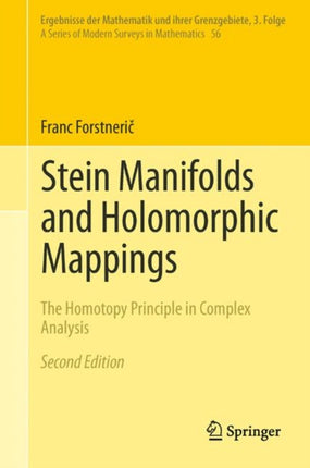 Stein Manifolds and Holomorphic Mappings: The