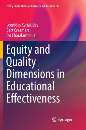 Equity and Quality Dimensions in Educational
