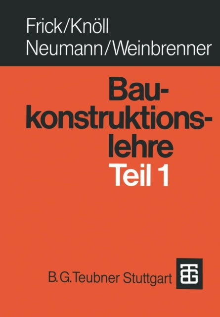 Baukonstruktionslehre Teil 1